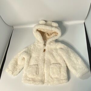 Carter's Cream Fleece Hooded Jacket